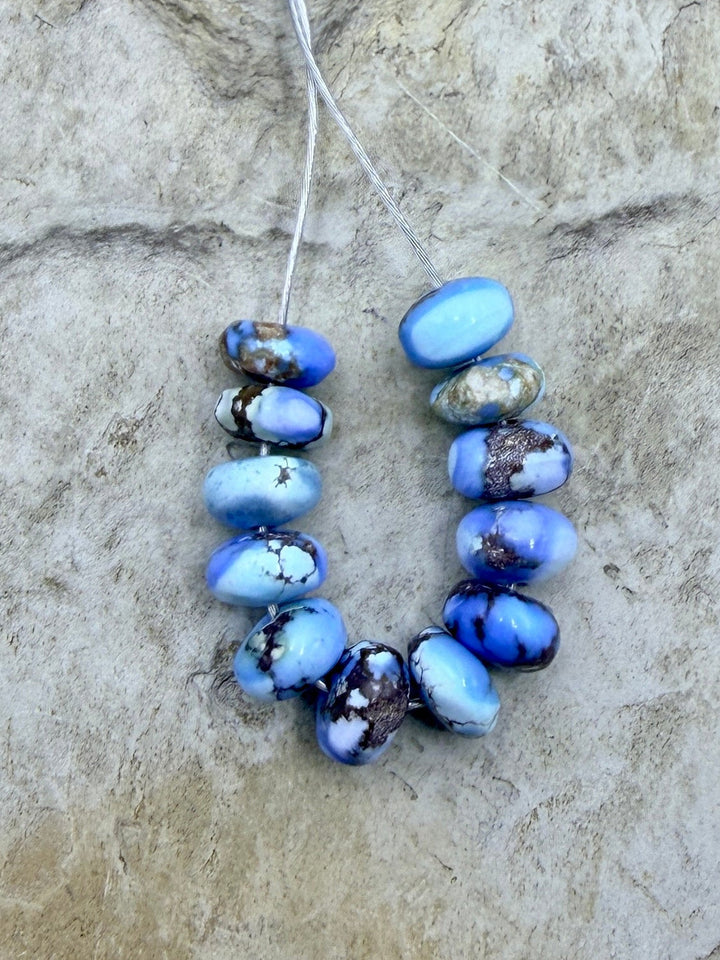 RARE AAA+ Golden Hills Turquoise (Kazakhstan) Handcut 5mm