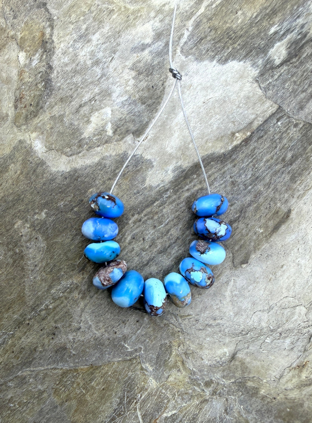 RARE AAA+ Golden Hills Turquoise (Kazakhstan) Handcut 6mm