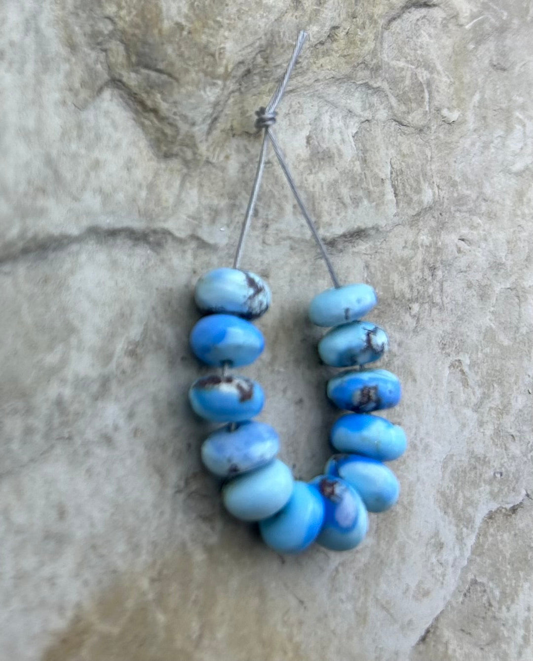 RARE AAA+ Golden Hills Turquoise (Kazakhstan) Handcut 6mm