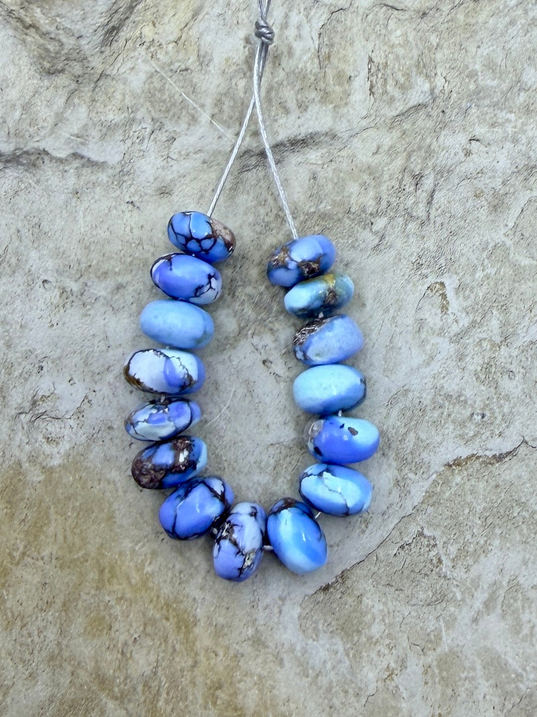 RARE AAA+ Golden Hills Turquoise (Kazakhstan) Handcut 6mm