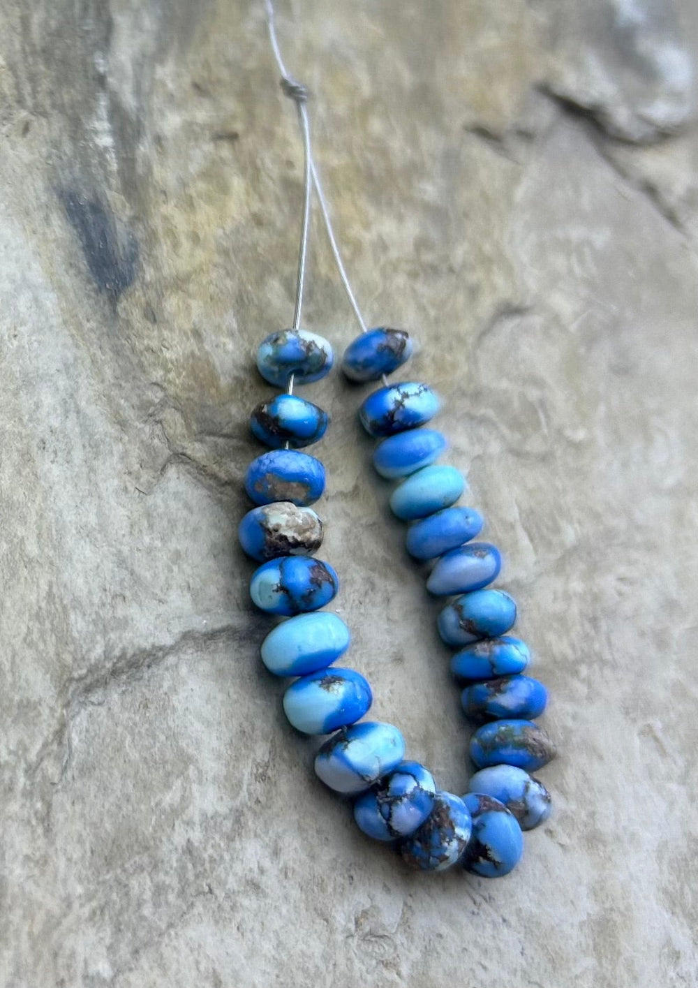 RARE AAA+ Golden Hills Turquoise (Kazakhstan) Handcut 6mm