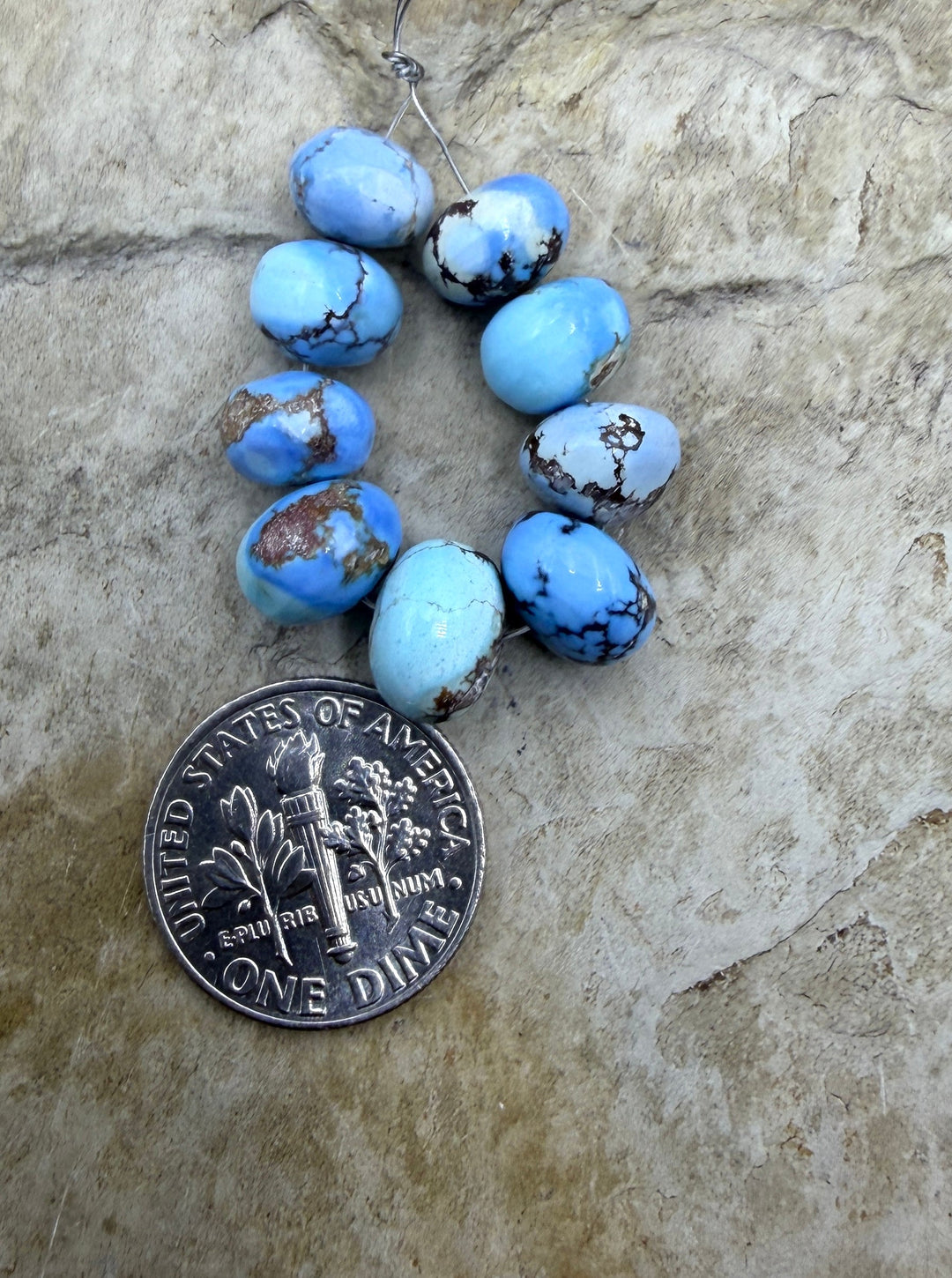 RARE AAA+ Golden Hills Turquoise (Kazakhstan) Handcut BIG