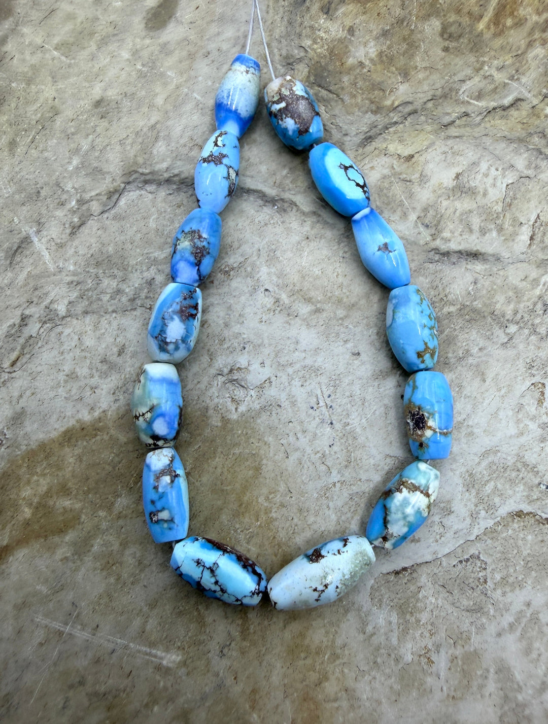 RARE AAA+ Golden Hills Turquoise (Kazakhstan) Handcut Rice