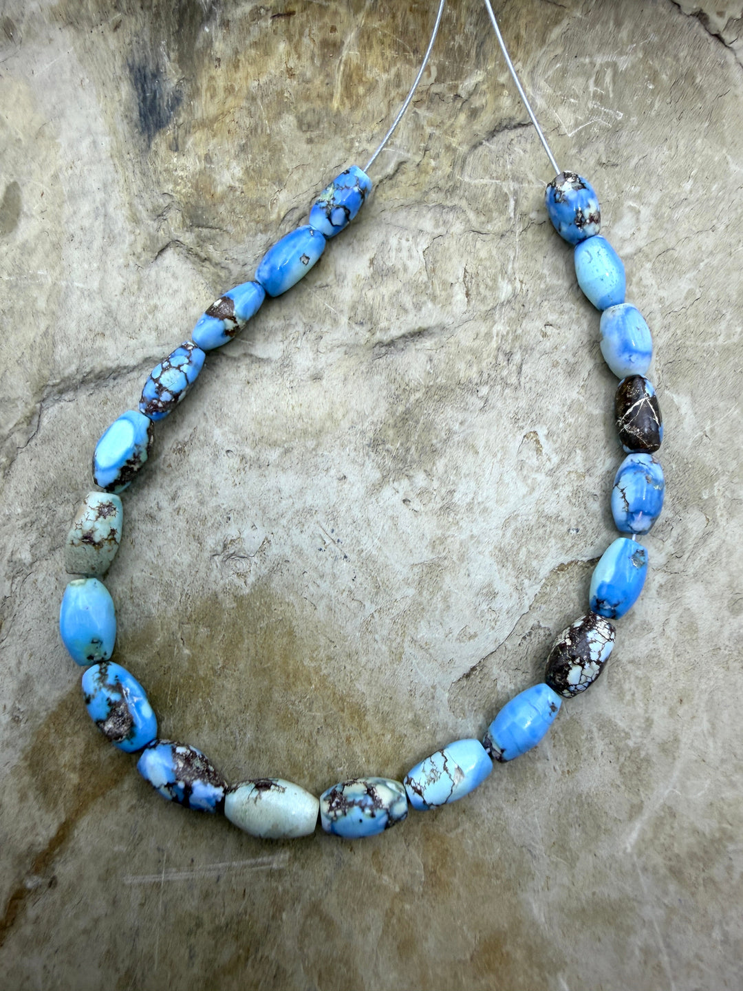 RARE AAA+ Golden Hills Turquoise (Kazakhstan) Handcut Rice