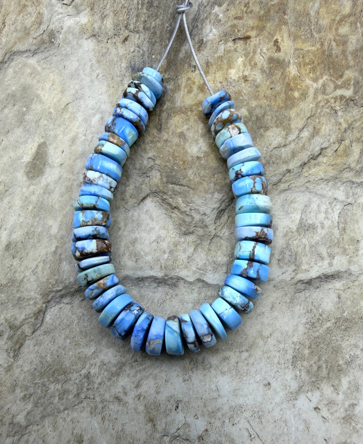 RARE AAA+ Golden Hills Turquoise (Kazakhstan) Heishi Beads