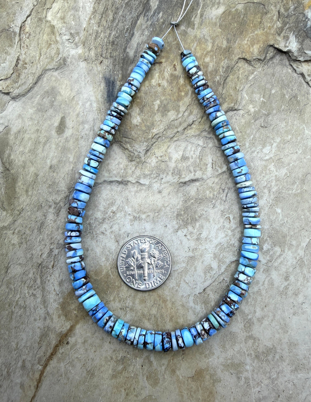 RARE AAA+ Golden Hills Turquoise (Kazakhstan) Heishi Beads