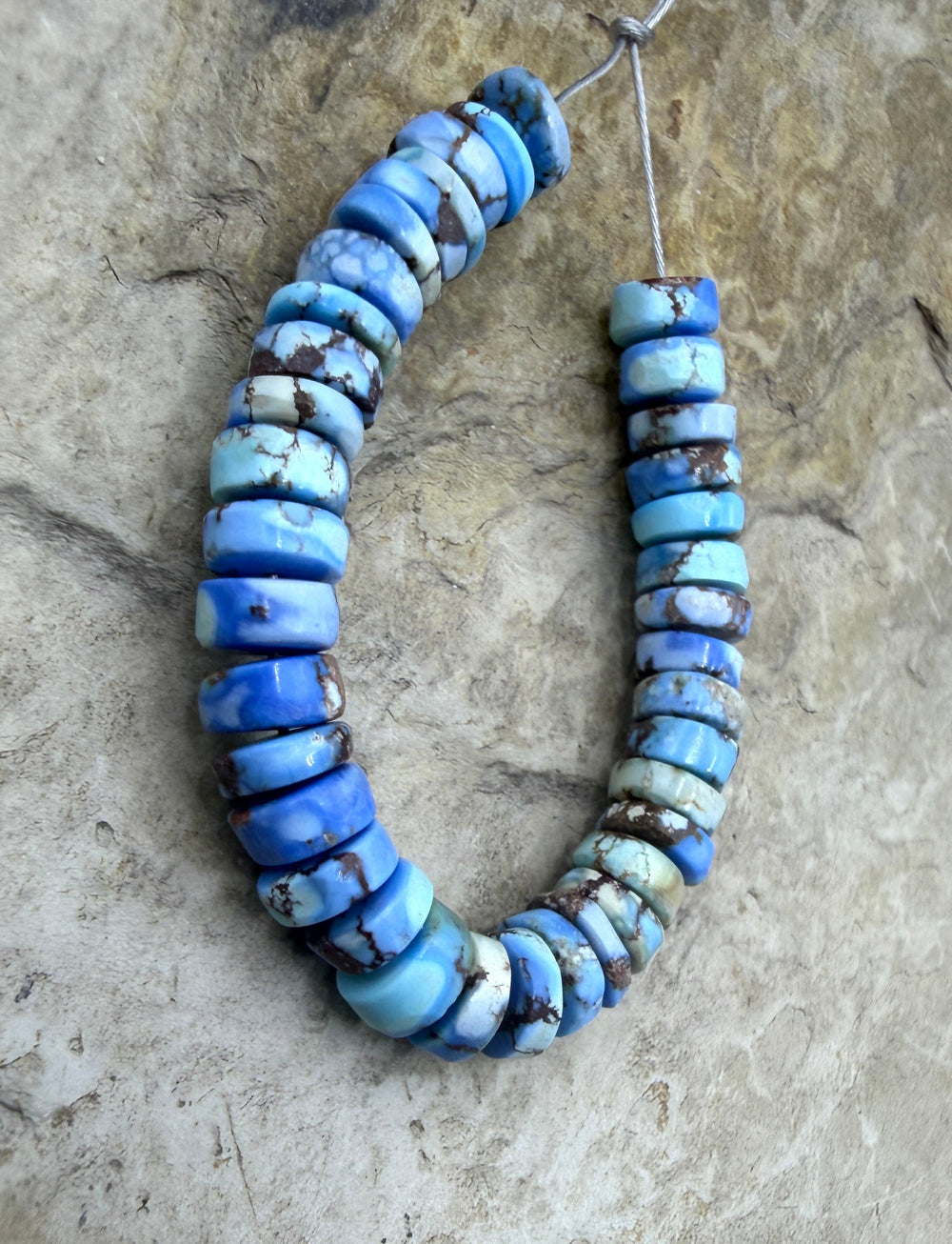 RARE AAA+ Golden Hills Turquoise (Kazakhstan) Heishi Beads