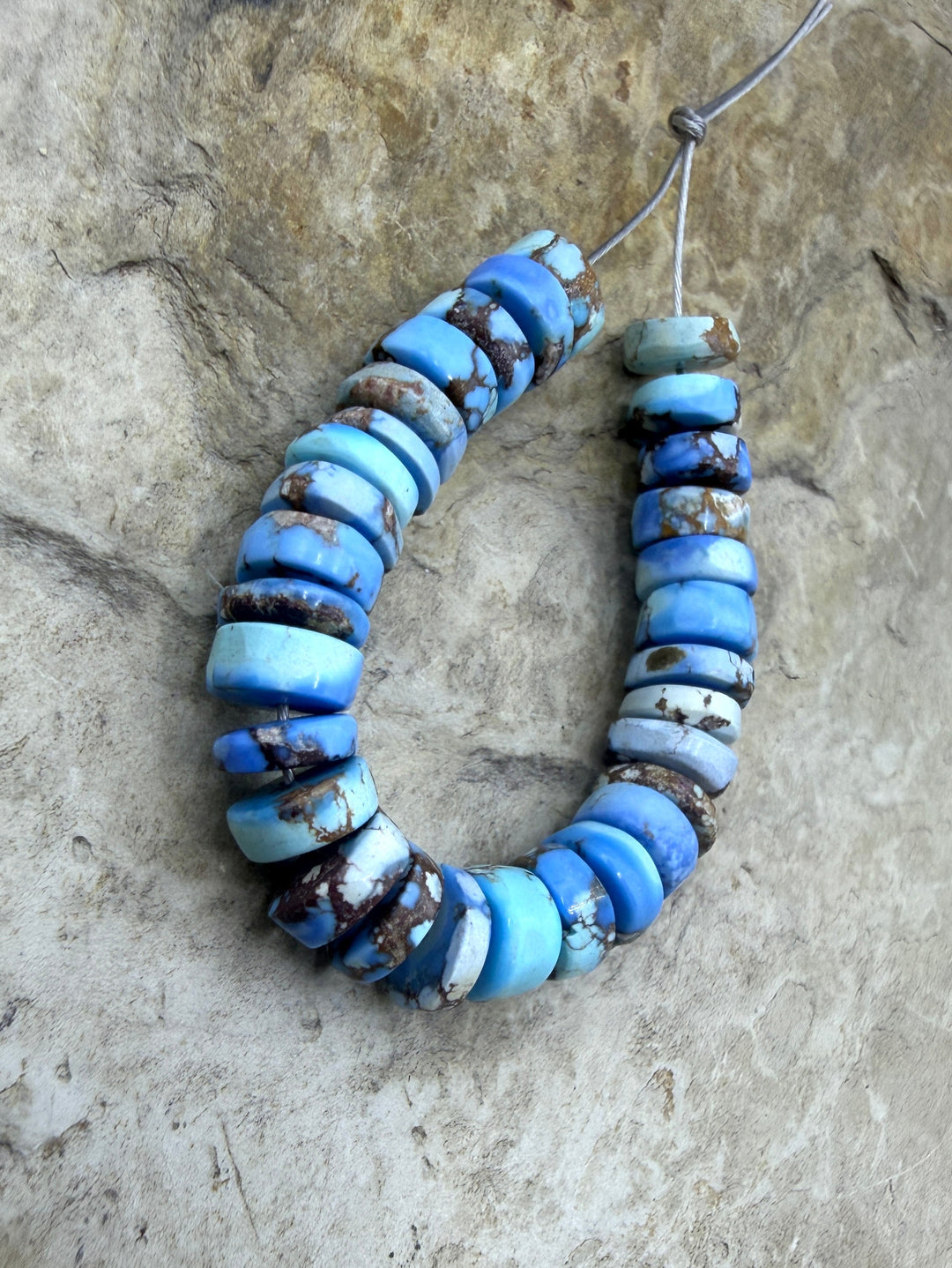RARE AAA+ Golden Hills Turquoise (Kazakhstan) Heishi Beads