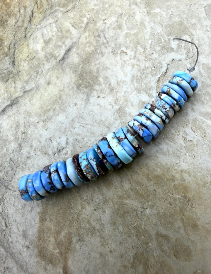 RARE AAA+ Golden Hills Turquoise (Kazakhstan) Heishi Beads