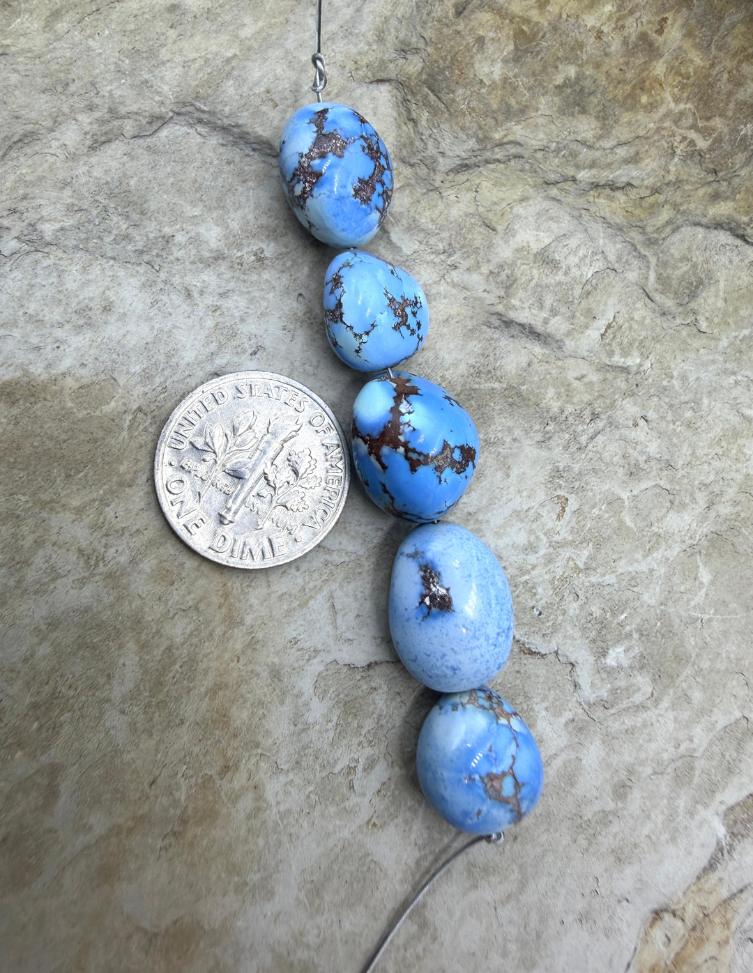 RARE AAA+ Golden Hills Turquoise (Kazakhstan) Large Rounded