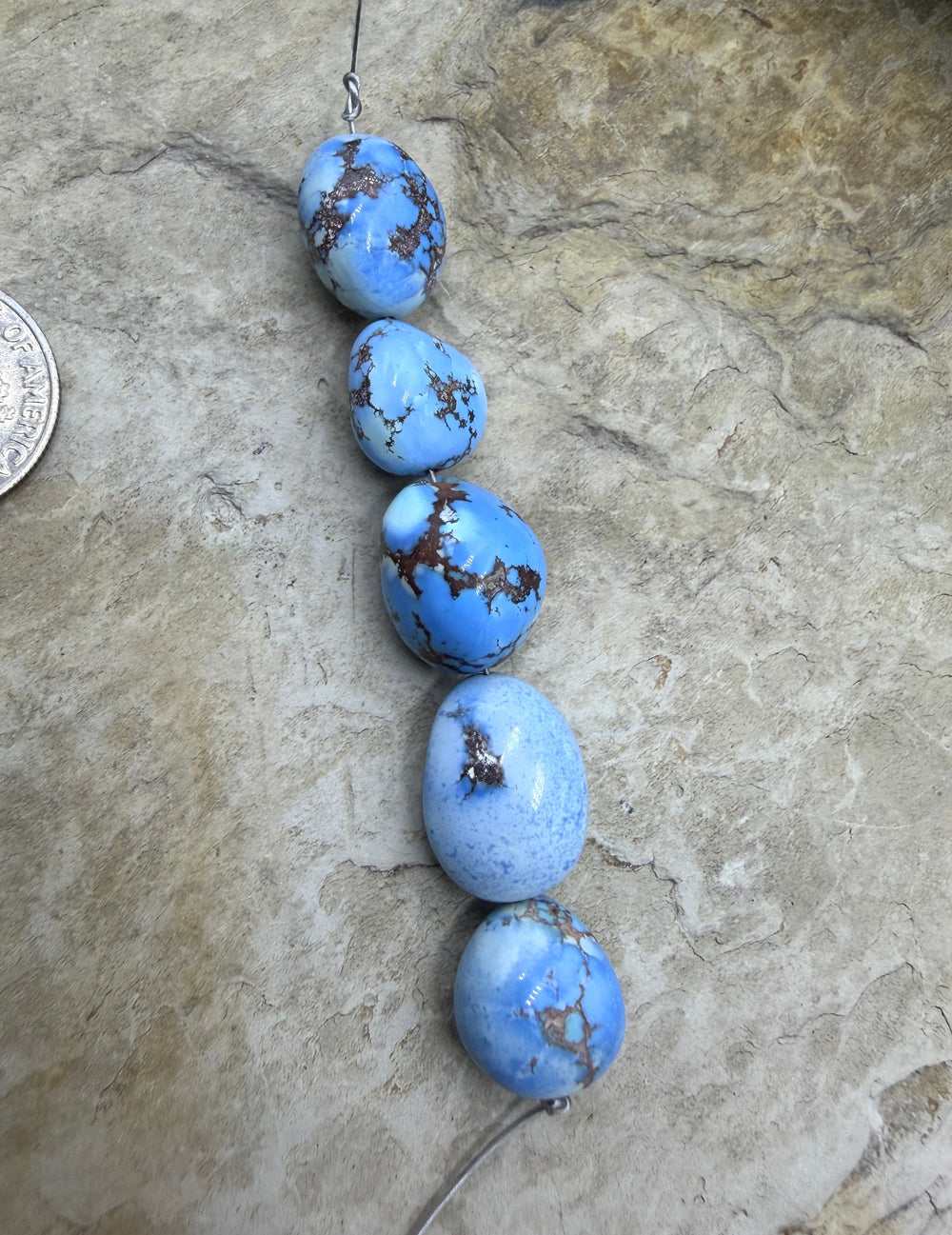 RARE AAA+ Golden Hills Turquoise (Kazakhstan) Large Rounded