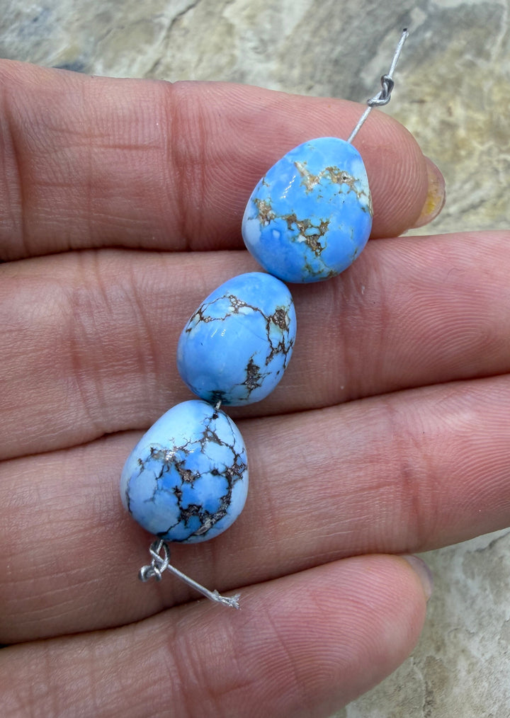 RARE AAA+ Golden Hills Turquoise (Kazakhstan) Large Rounded