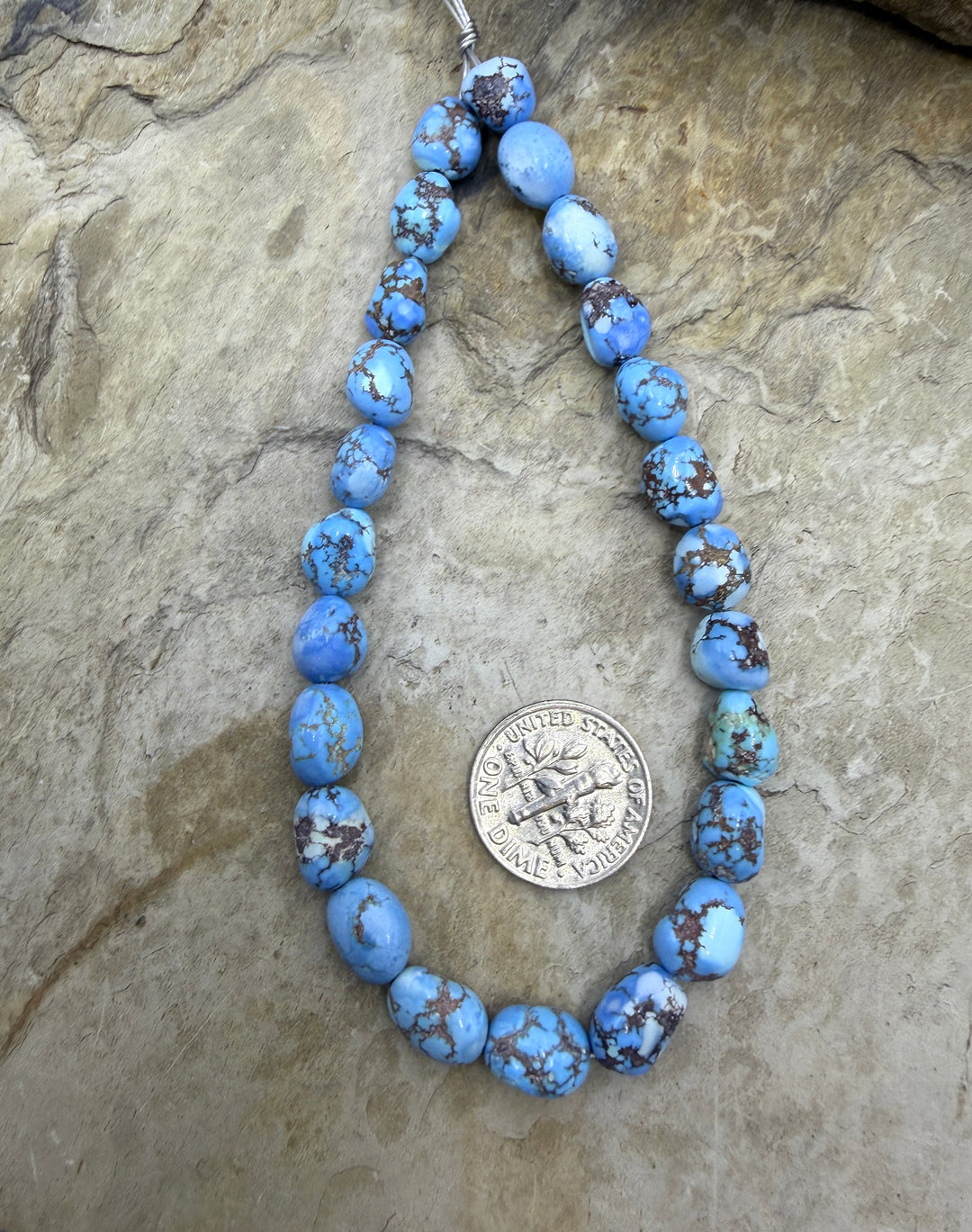 RARE AAA+ Golden Hills Turquoise (Kazakhstan) Large Rounded