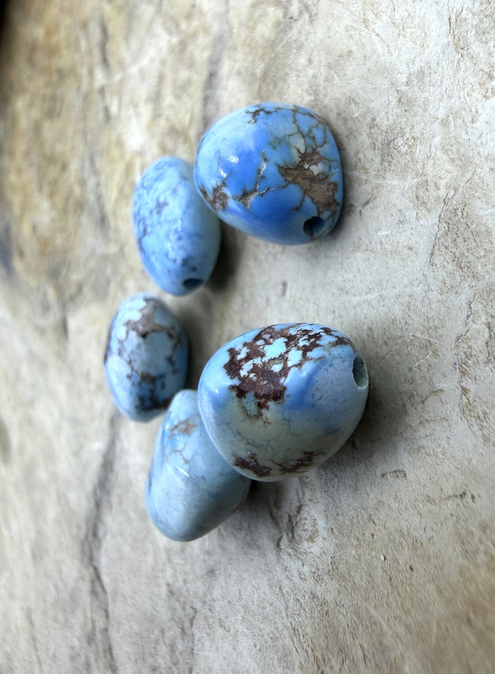RARE AAA+ Golden Hills Turquoise (Kazakhstan) Large Rounded