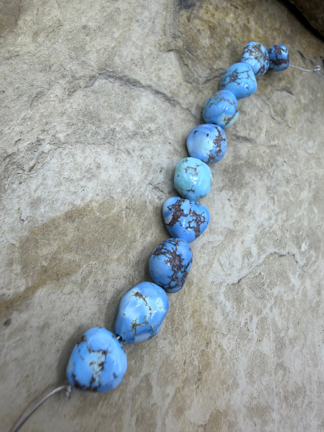 RARE AAA+ Golden Hills Turquoise (Kazakhstan) Large Rounded