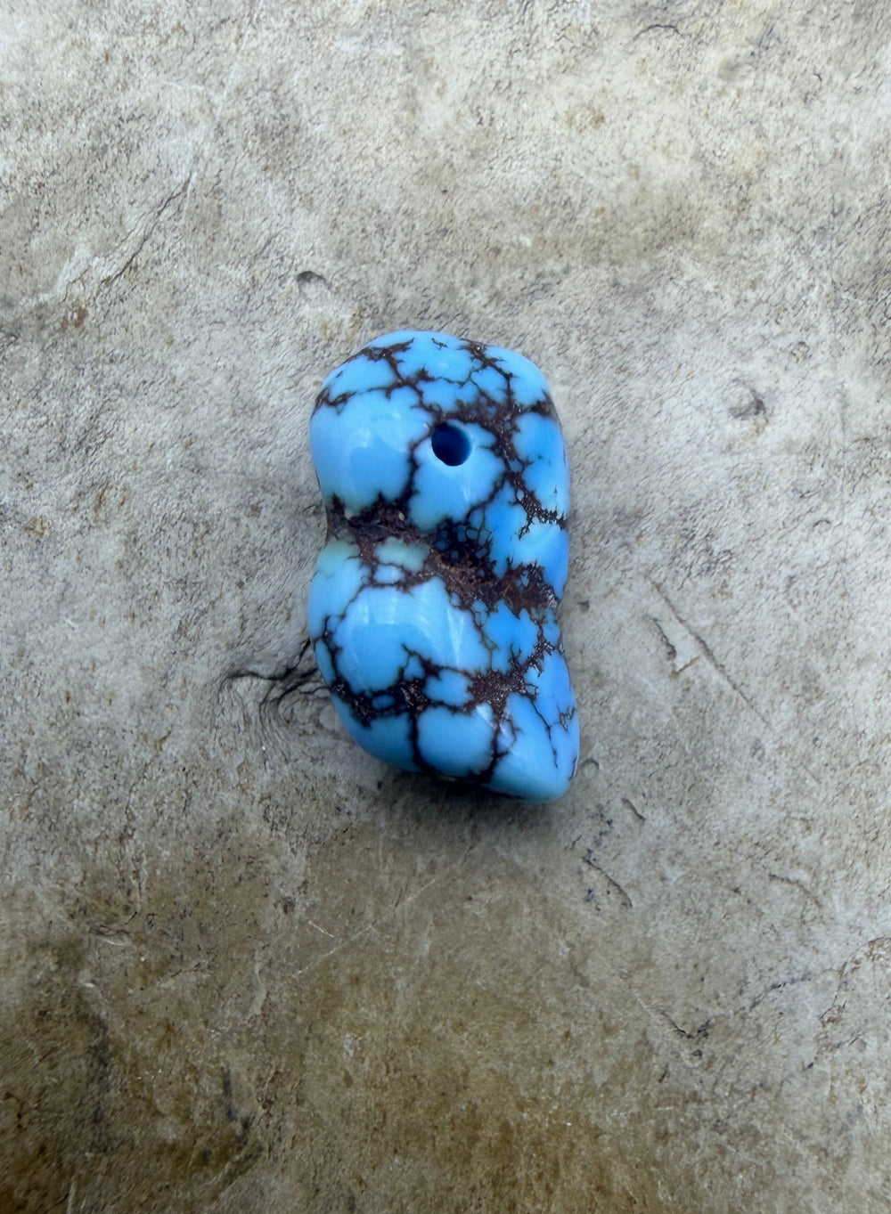 RARE AAA+ Golden Hills Turquoise (Kazakhstan) Nugget Bead