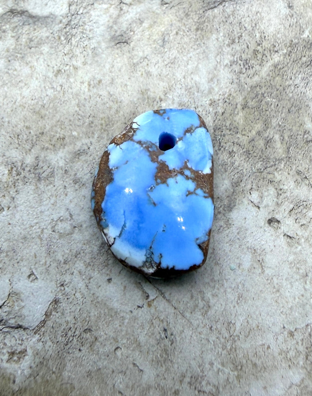 RARE AAA+ Golden Hills Turquoise (Kazakhstan) Nugget Bead