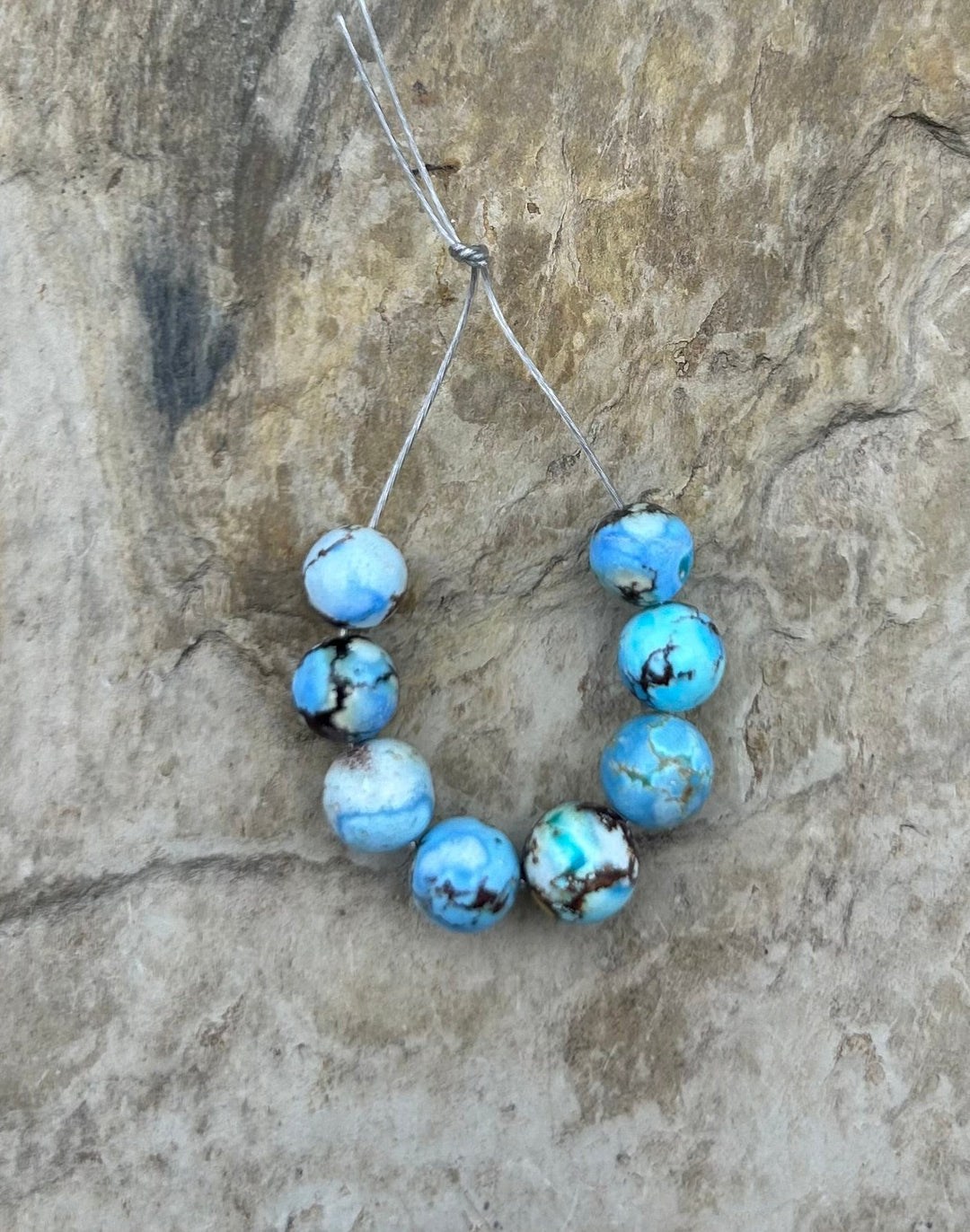 RARE AAA+ Golden Hills Turquoise (Kazakhstan) Round Beads