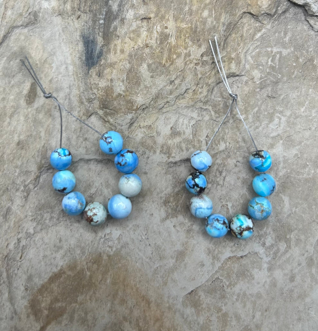 RARE AAA+ Golden Hills Turquoise (Kazakhstan) Round Beads