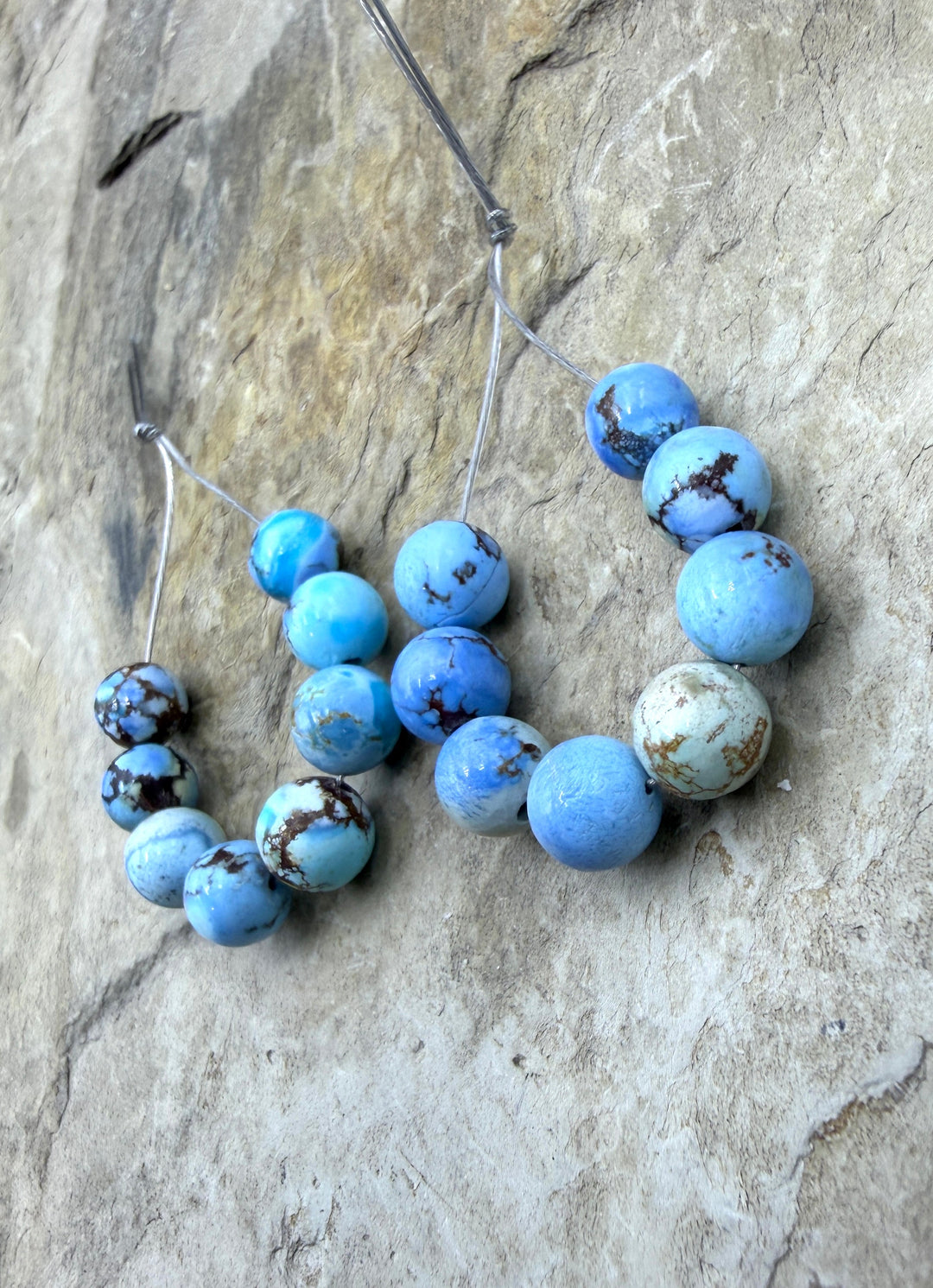 RARE AAA+ Golden Hills Turquoise (Kazakhstan) Round Beads