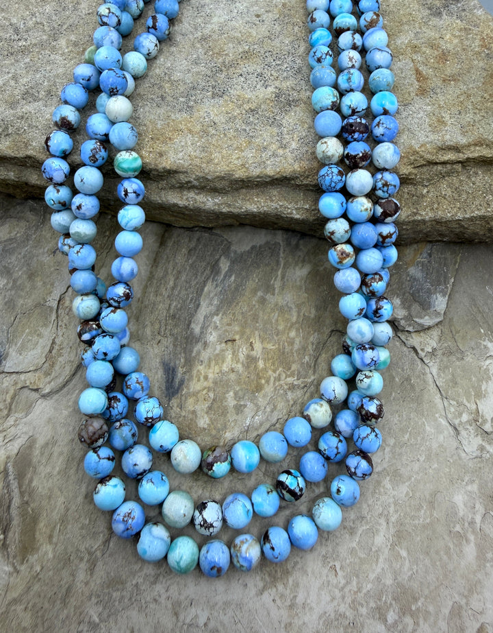 RARE AAA+ Golden Hills Turquoise (Kazakhstan) Round Beads