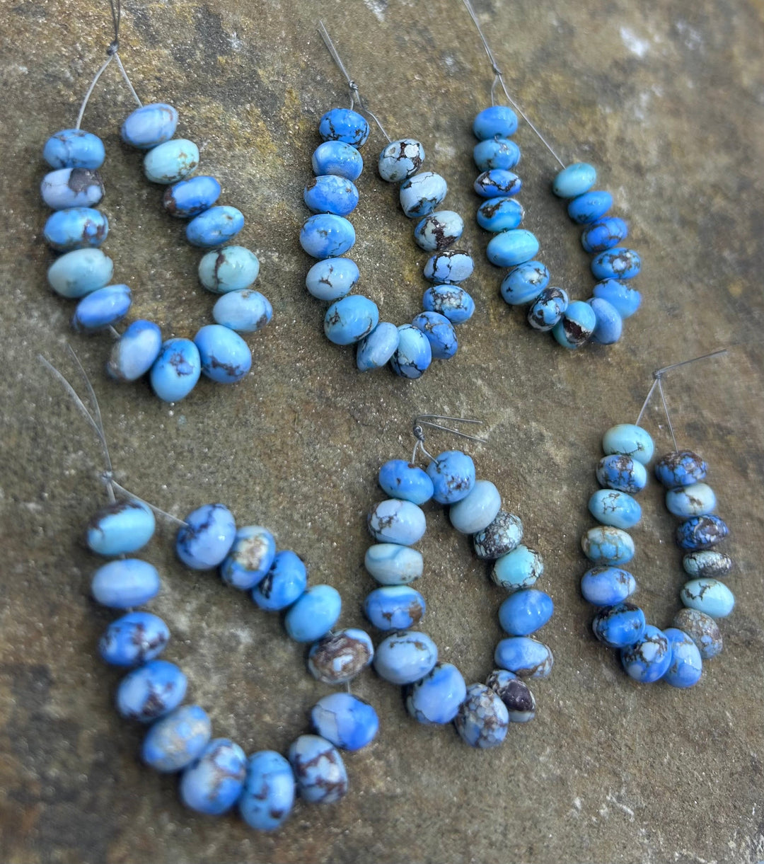 RARE AAA+ Golden Hills Turquoise (Kazakhstan) Round Beads
