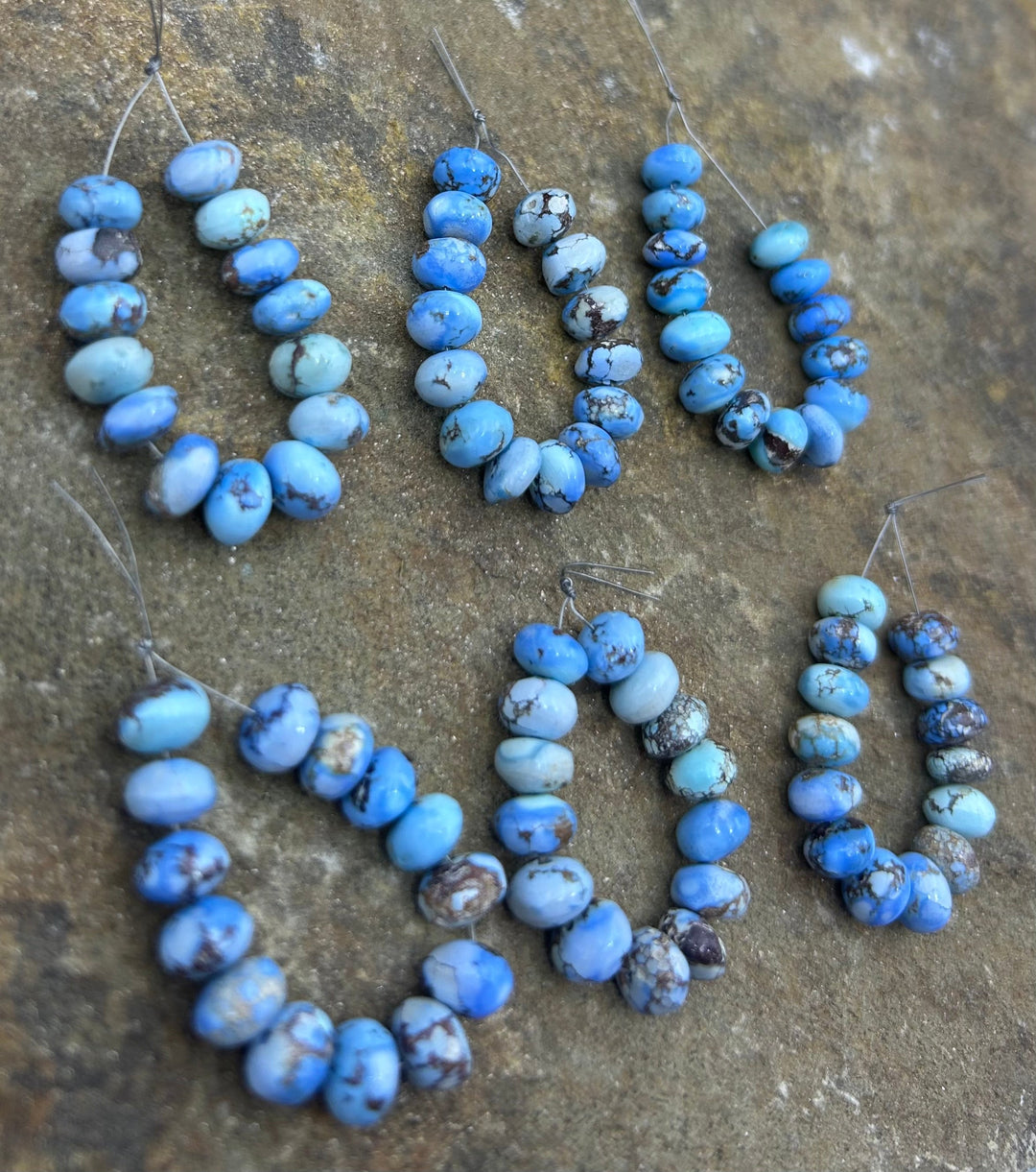 RARE AAA+ Golden Hills Turquoise (Kazakhstan) Round Beads