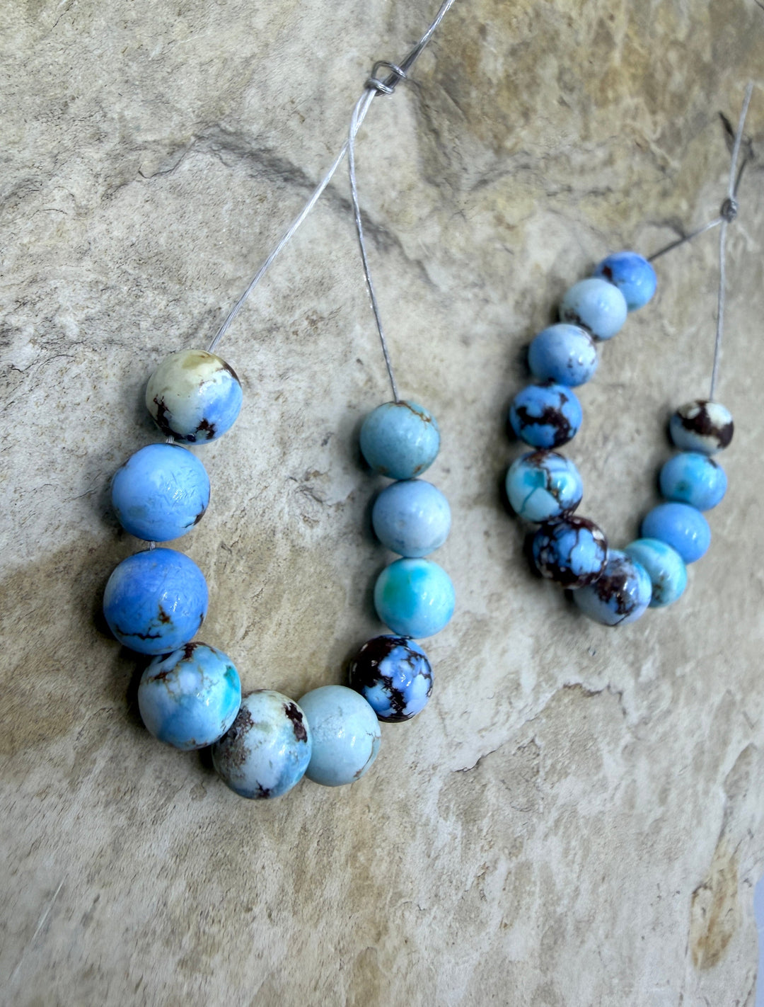 RARE AAA+ Golden Hills Turquoise (Kazakhstan) Round Beads