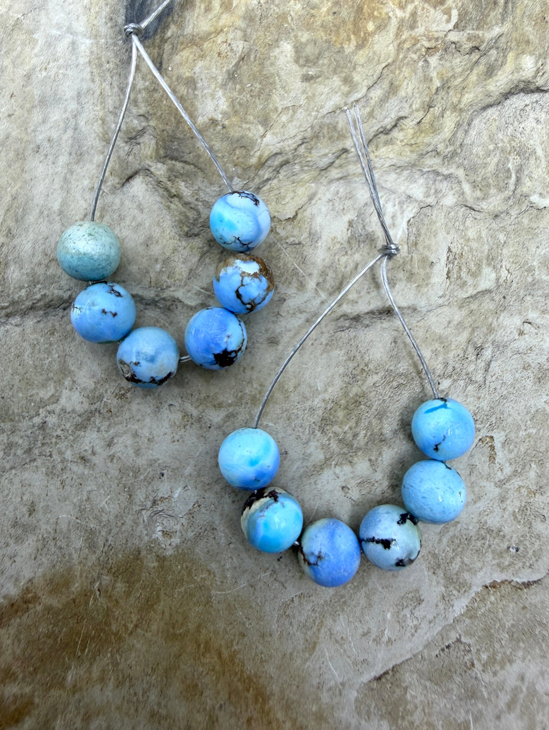 RARE AAA+ Golden Hills Turquoise (Kazakhstan) Round Beads