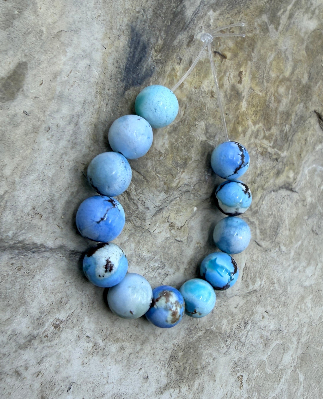 RARE AAA+ Golden Hills Turquoise (Kazakhstan)Round Beads