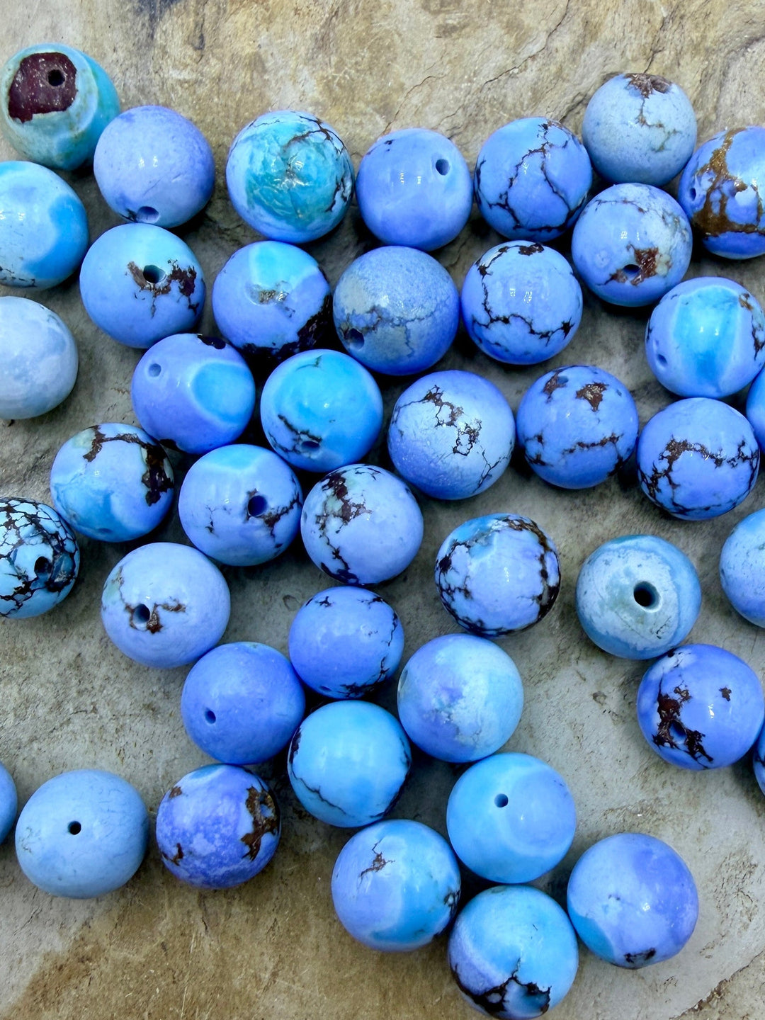 RARE AAA+ Golden Hills Turquoise (Kazakhstan) Round
