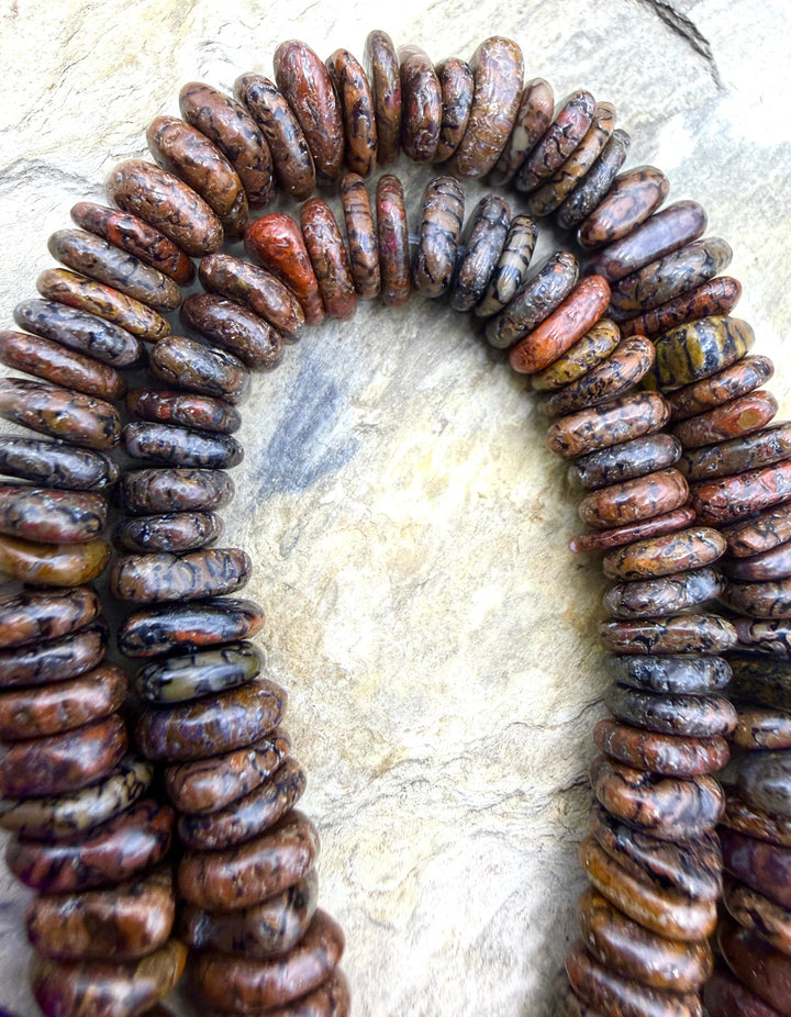 RARE AAA+ High Pattern Utah Dinosaur Bone 6-8x3mm Long