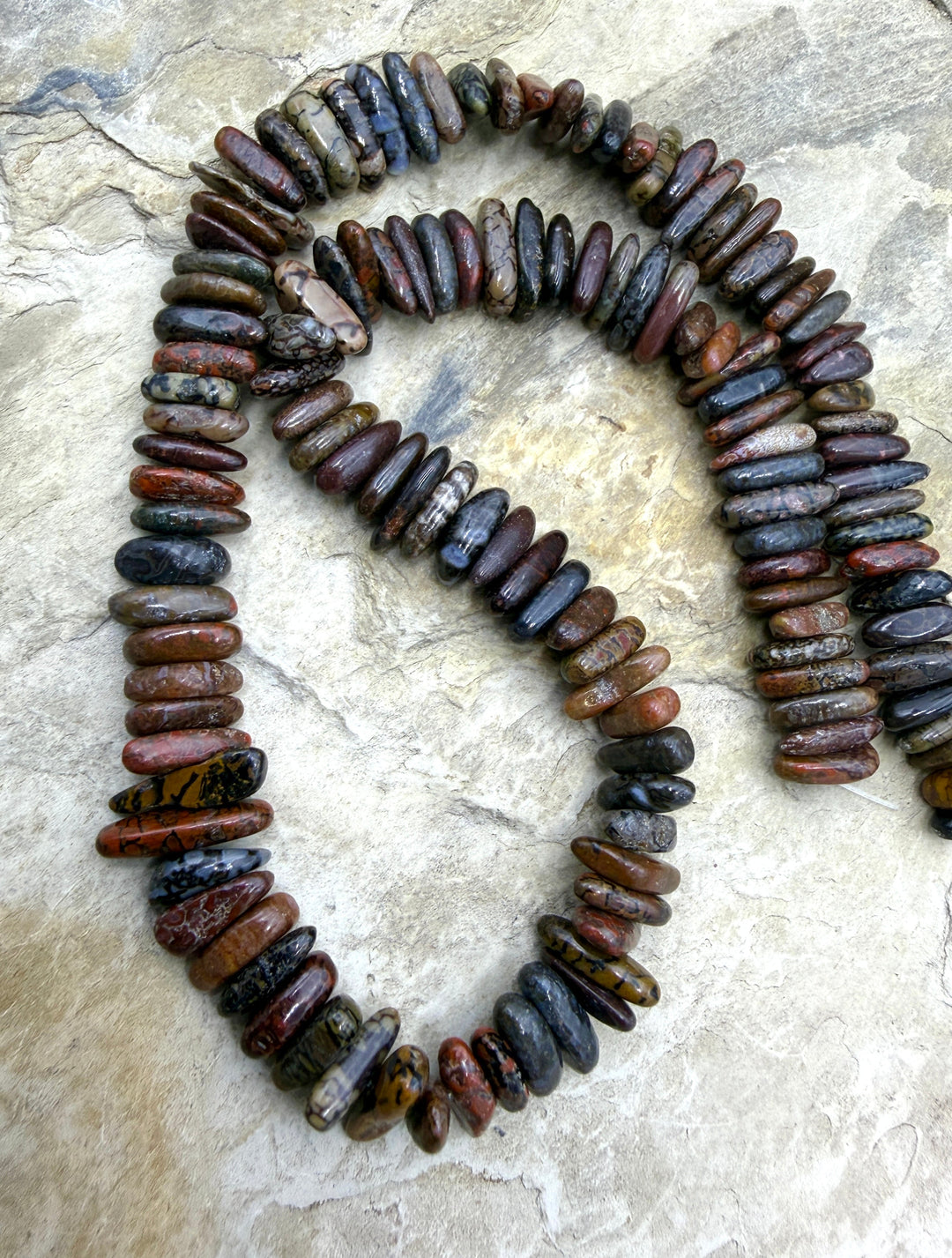 RARE AAA+ High Pattern Utah Dinosaur Bone 8-12x4mm Long