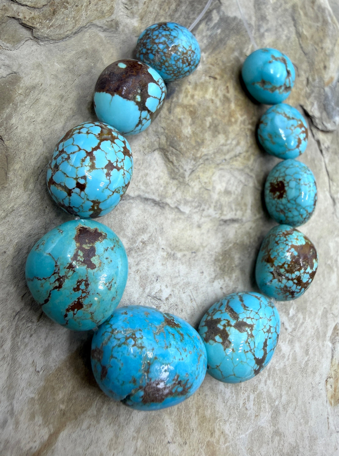 RARE AAA+ Number 8 Turquoise (Nevada) HUGE Graduated