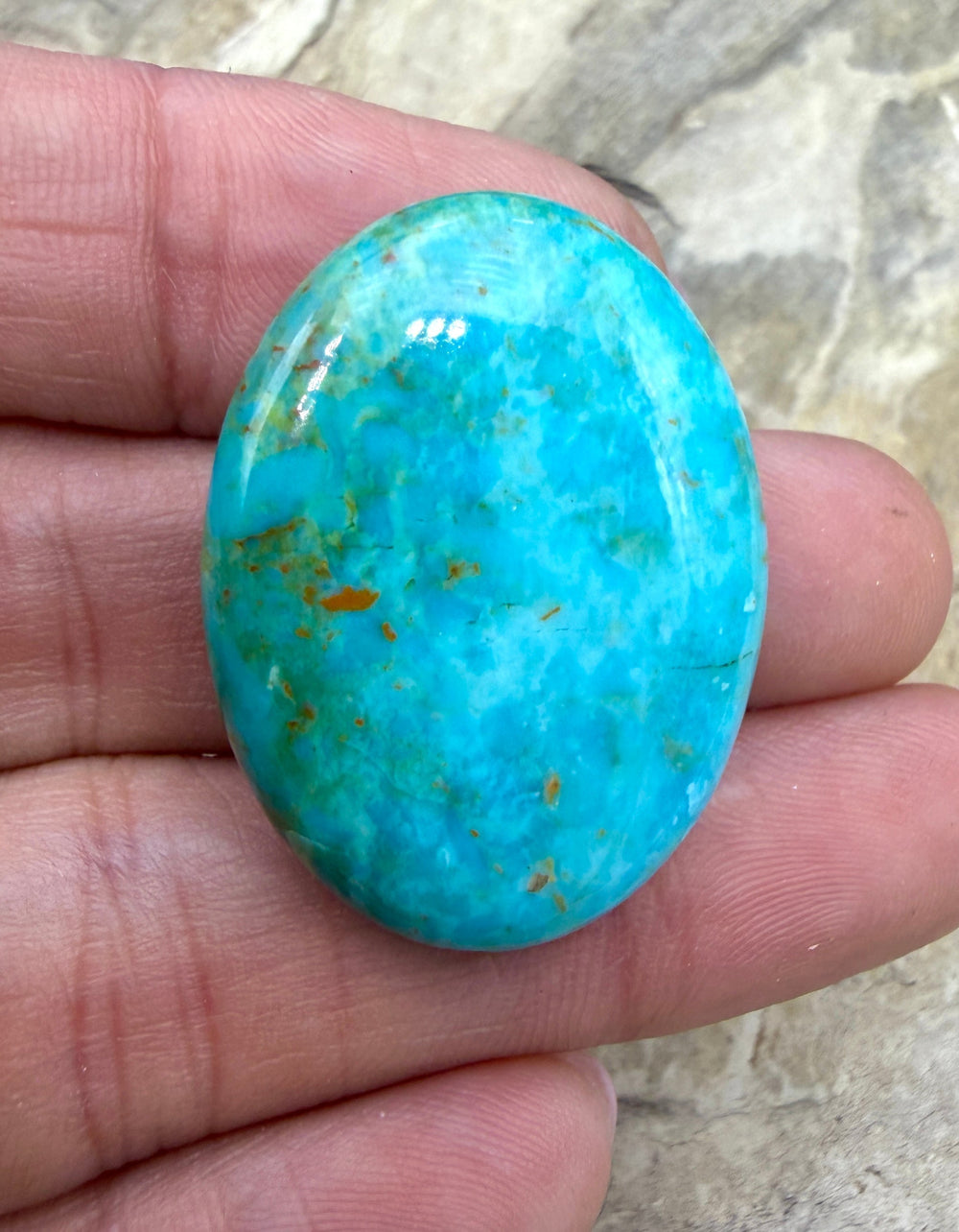 RARE AAA+ Royston Turquoise (NV) 24x32mm Handcut