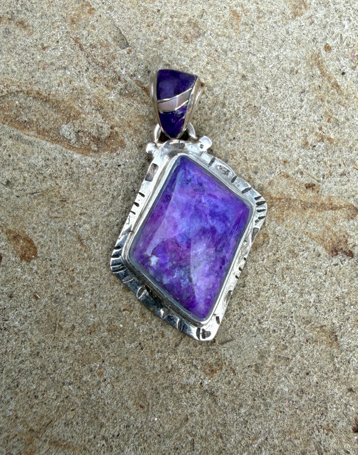 RARE AAA+ Sugilite (South Africa) With Inlay Sterling