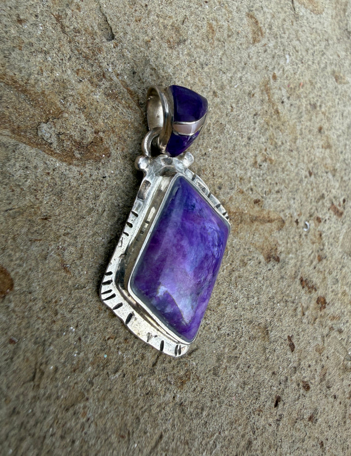 RARE AAA+ Sugilite (South Africa) With Inlay Sterling