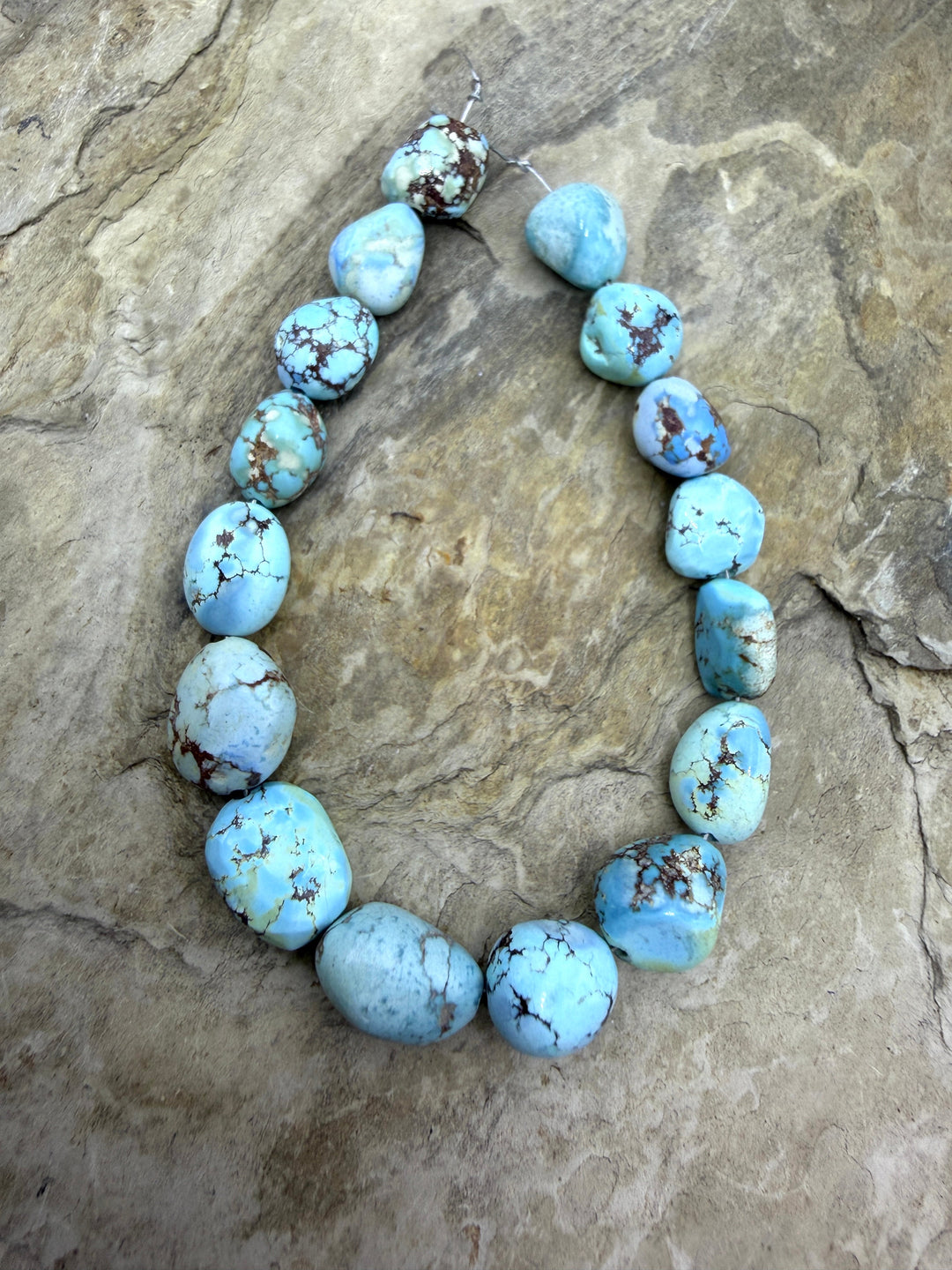 RARE Golden Hills Turquoise (Kazakhstan) Large Rounded