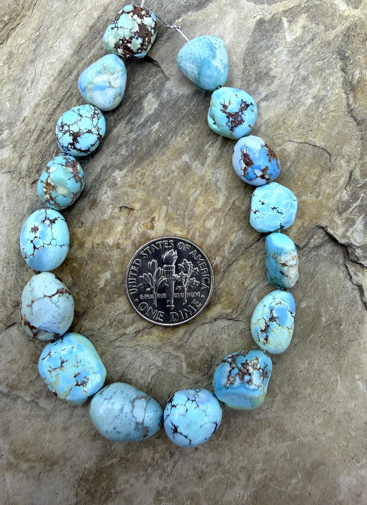 RARE Golden Hills Turquoise (Kazakhstan) Large Rounded