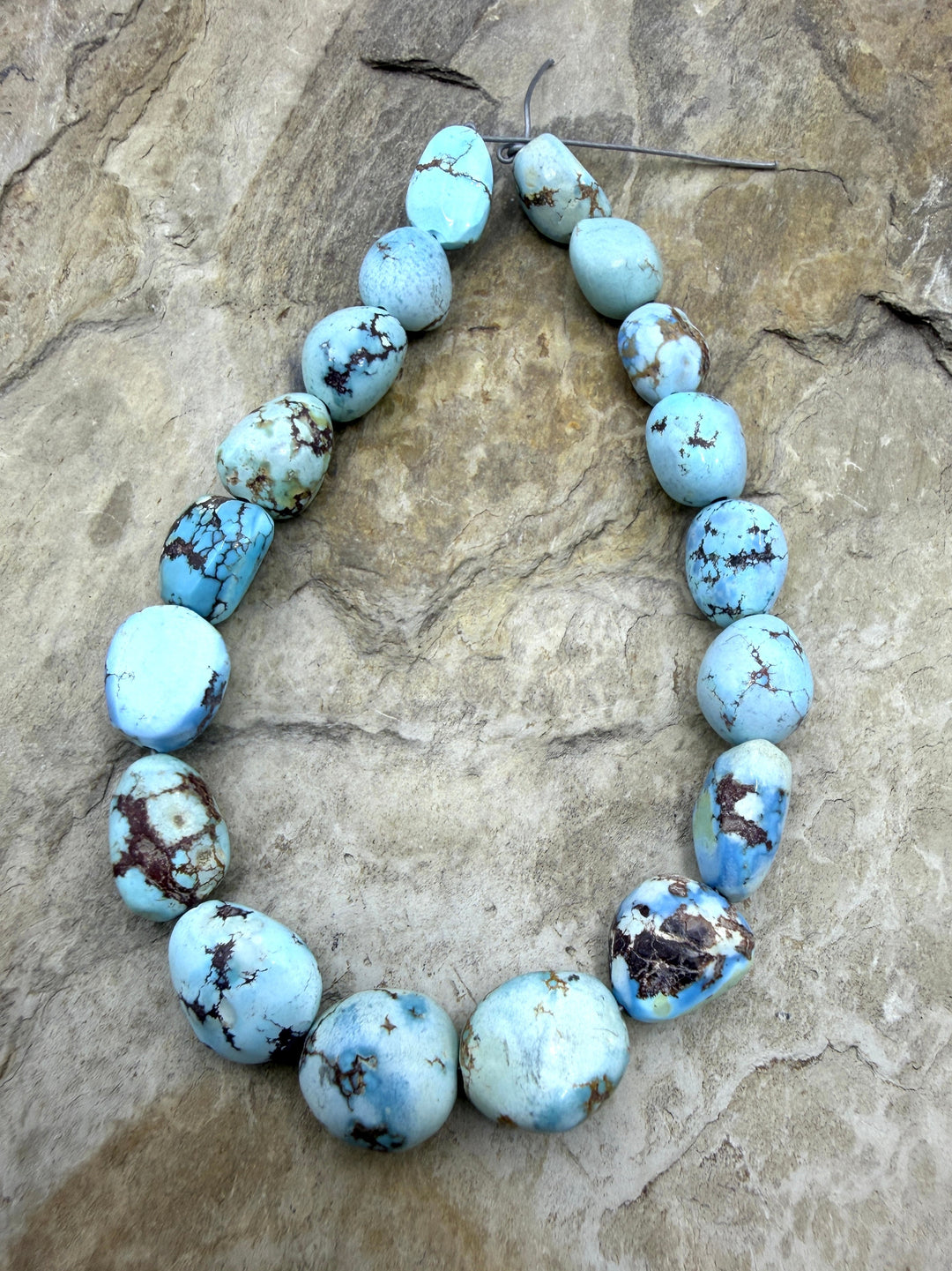 RARE Golden Hills Turquoise (Kazakhstan) Large Rounded