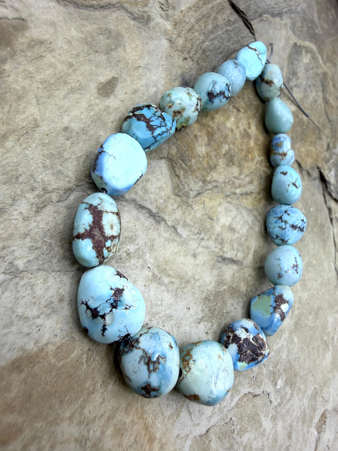 RARE Golden Hills Turquoise (Kazakhstan) Large Rounded