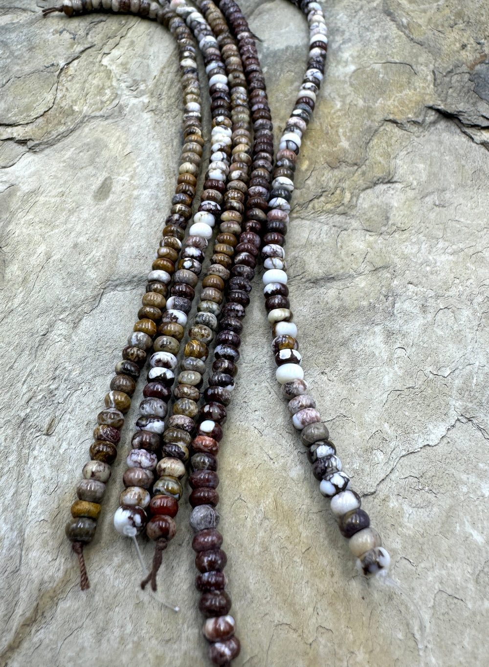 RARE Arizona Wild Horse 4mm Rondelle Beads 6 inch Strand