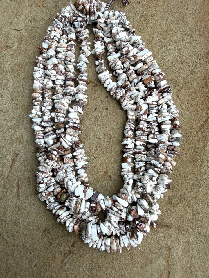 RARE Arizona Wild Horse 6-8mm Chip Bead Strands 16 Inch