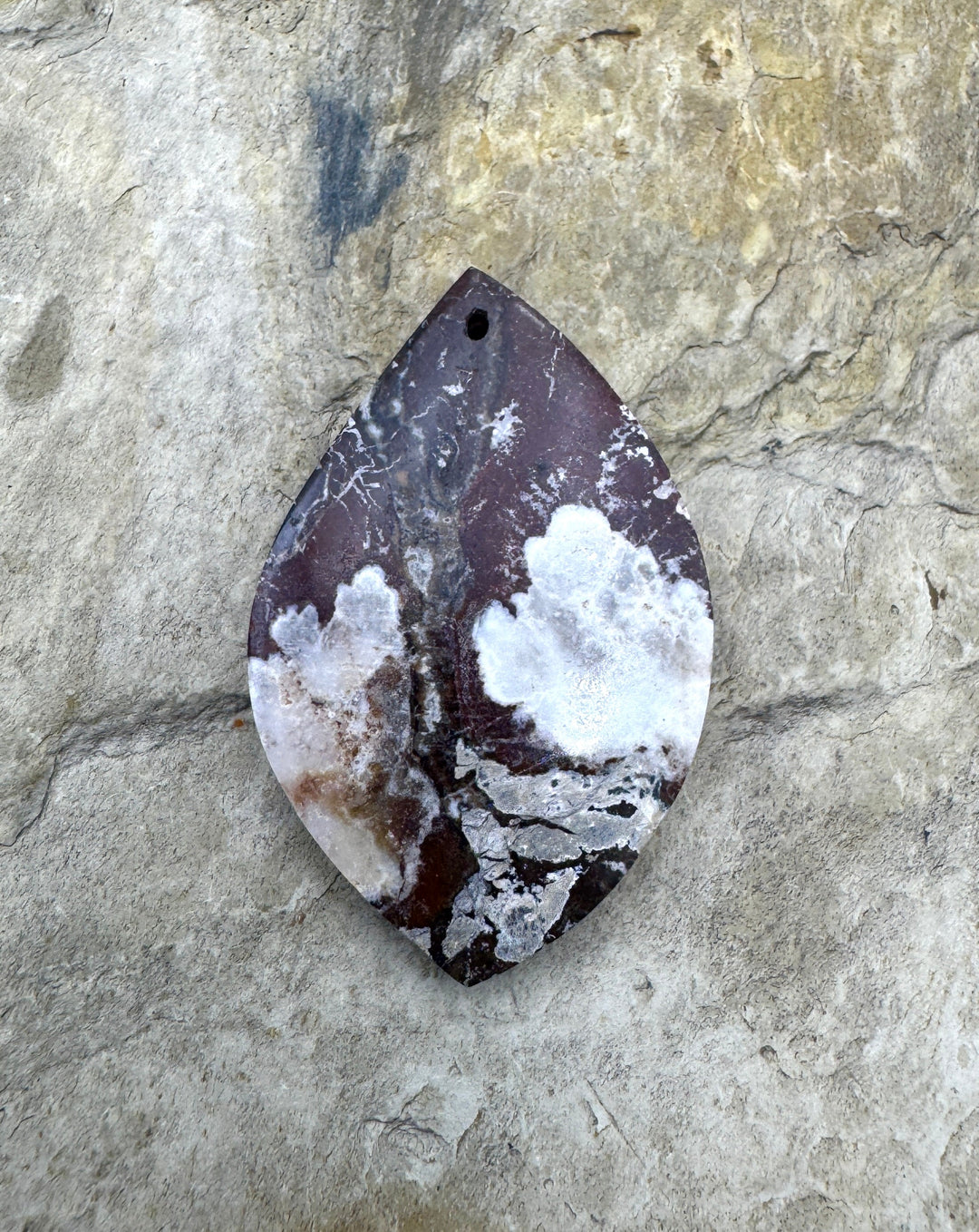 RARE Arizona Wild Horse Focal Pendant Bead 25x38mm - Wild