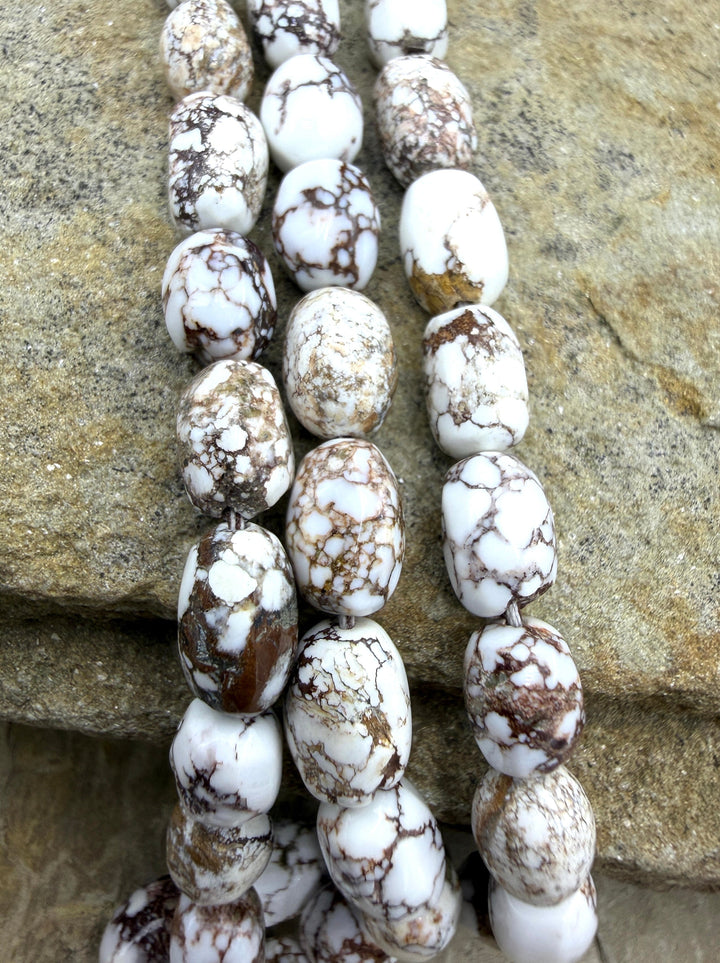 RARE Arizona Wild Horse Handcut 6x9mm Oval Beads 16 Inch