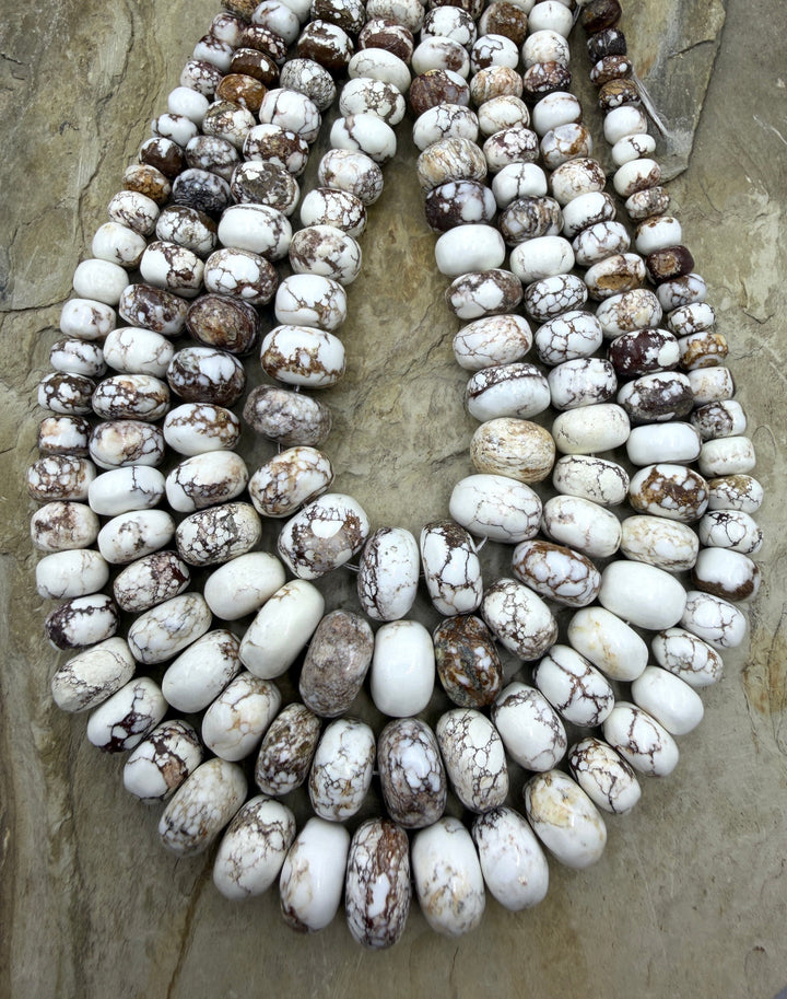 RARE Arizona Wild Horse Handcut BIG Graduated Rondelle