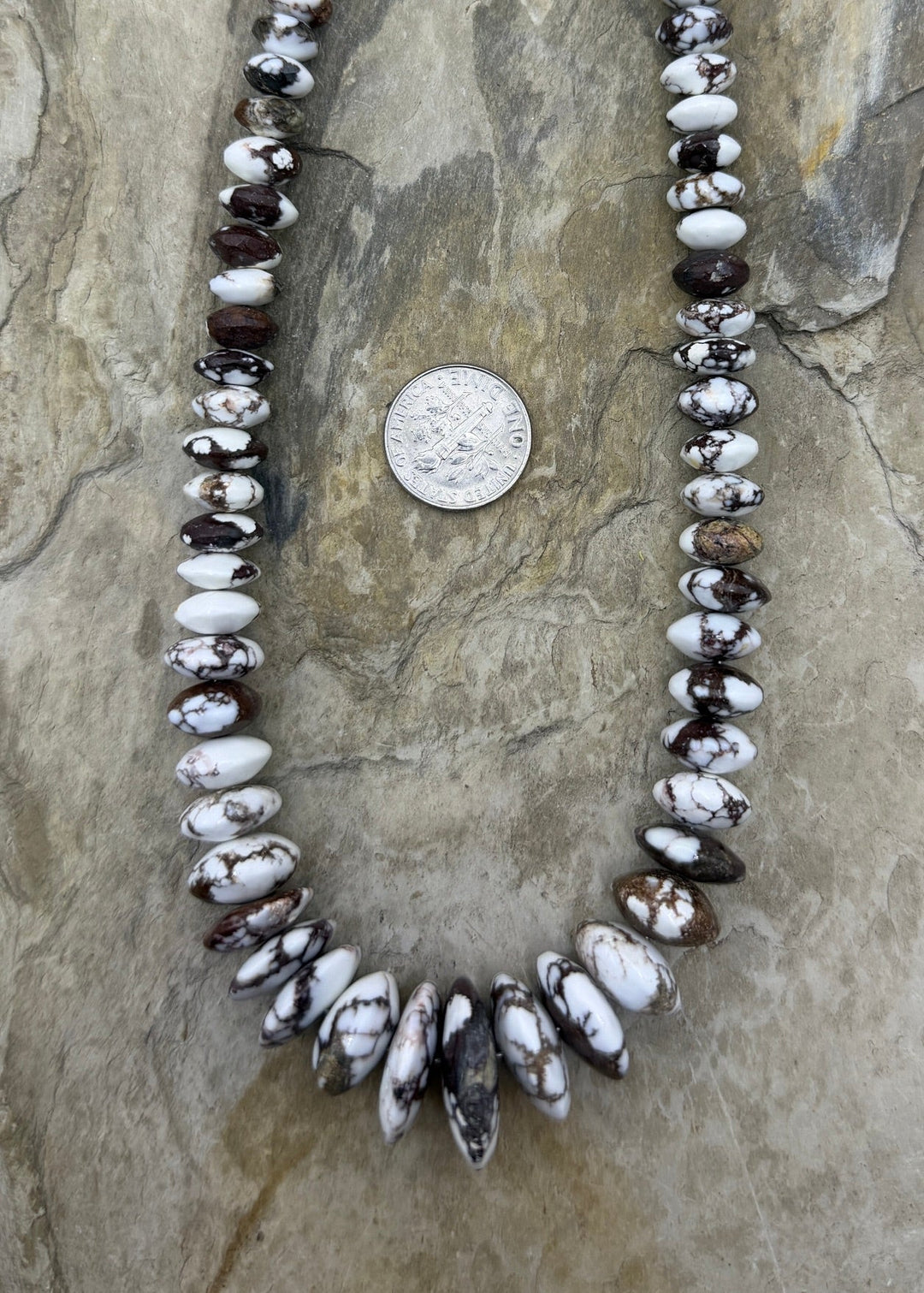 RARE Arizona Wild Horse Handcut Graduated (8-20mm) Disk