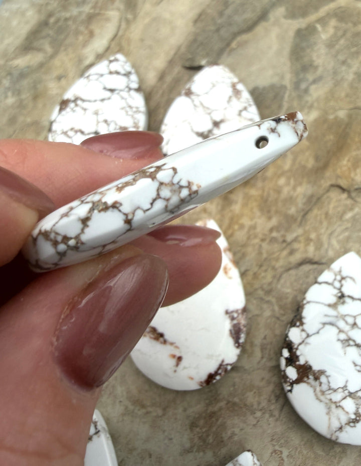 RARE Arizona Wild Horse Handcut Teardrop Shaped Focal