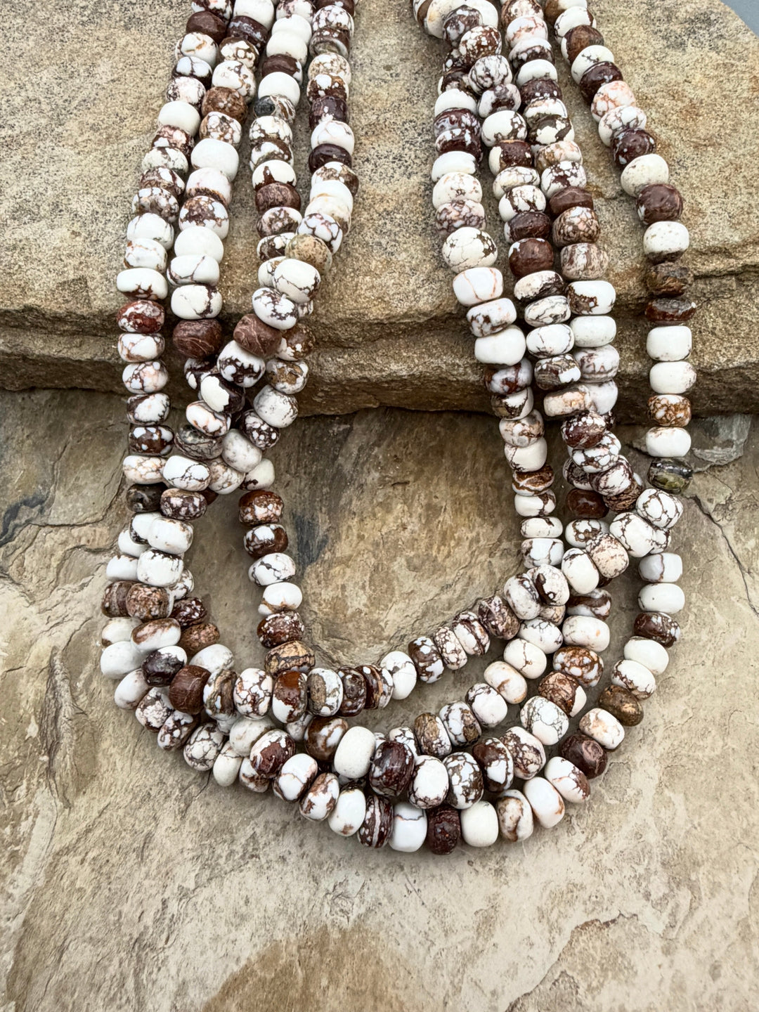 RARE Arizona Wild Horse Irregular Rondelle Beads 7mm ONE 16