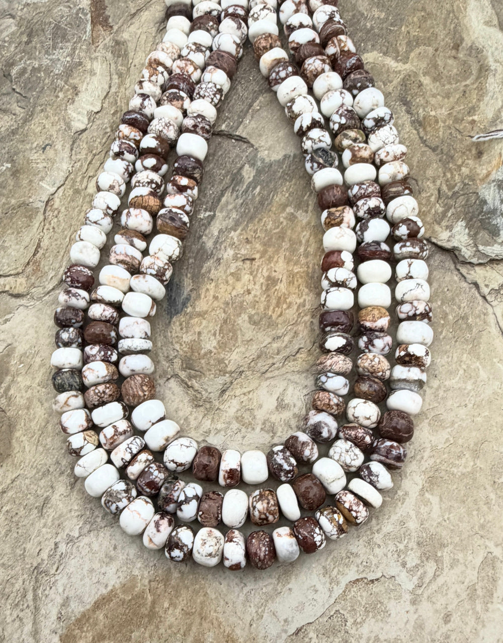 RARE Arizona Wild Horse Irregular Rondelle Beads 7mm ONE 16